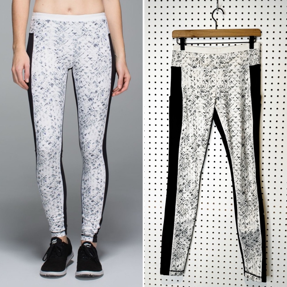 Lululemon | Speed Tight II Full-On Luxtreme Unbreakable White Black